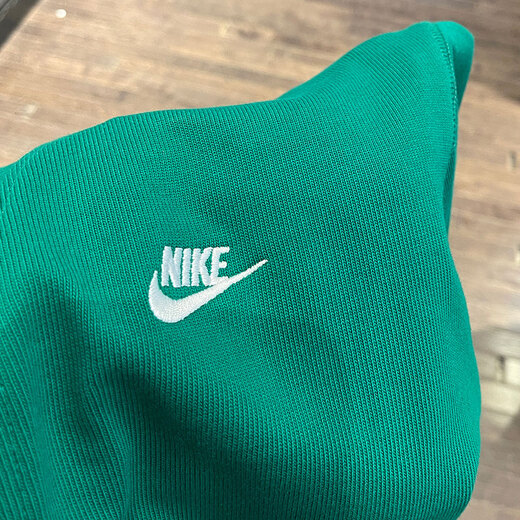 Nike (nike) veste masculine 2025 Été Nouveau puln à col en tricot en tricot décontracté veste de veste de vent confortable FN3899-365 Green L
