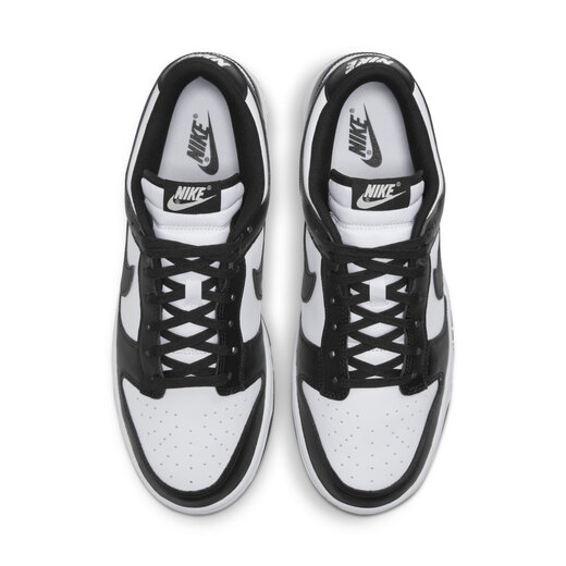 Nike (NIKE) official DUNK LOW men's sneakers retro sling shoes low top panda color matching DD1391 100 white/black/white 43