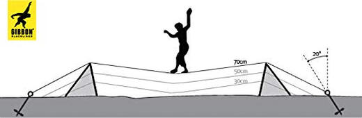 Gibbon Classic Treeless Free Standing Kit 15m