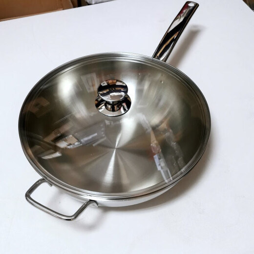 WMF German Futonbao King Kong Series 1810 stainless steel uncoated wok household induction cooker universal 30cm30cm