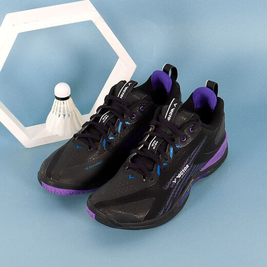 VICTOR Victory new professional badminton shoes a970nitrolite competition shoes sports shoes cushioning breathable a970nl Li Zijia same style boots 970ACE-C black 42