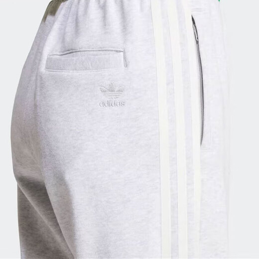 Pantalones adidas femeninos de otoño e invierno Nuevos pantalones deportivos pantalones de chándal sueltos de primer plano de punto de punto informal