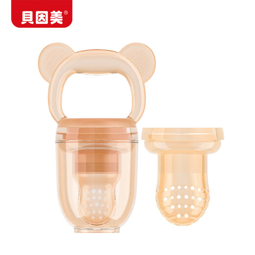 Beingmate Baby Bite Bite Baby Fruit Bite Bag Silicone Food Feeder 6 Months and Over 4 Months + 1 Pack