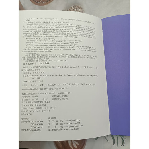 100 Art Exercises to Repair Emotions Deliberate Practice Self-Growth Book Series Self-help Book for Anxiety and Depression PTSD Patients Art Therapy Interesting Short Stress Relief to Relieve Bad Emotions Painting Photography Sculpture Writing Collage Handmade Creation Exercise Art Therapist's Tool Book Psychiatrist's Art Education Reference Book