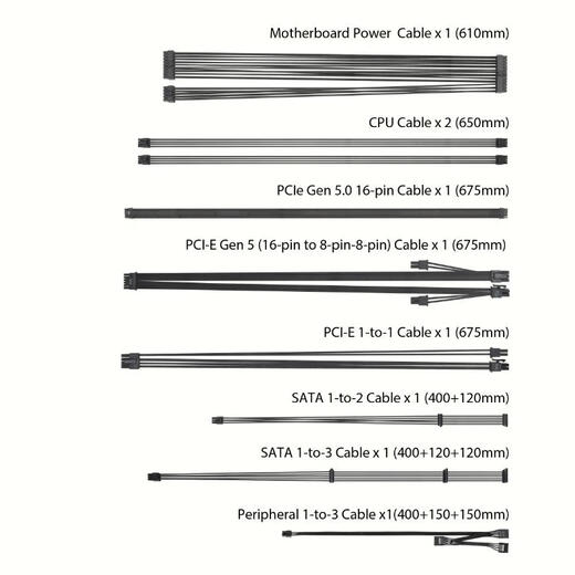 华硕PRIME 850W 金牌全模组电源 原生ATX3.0/支持50系显卡/PCIe5.0/一机双色/8年质保/80PLUS金牌认证