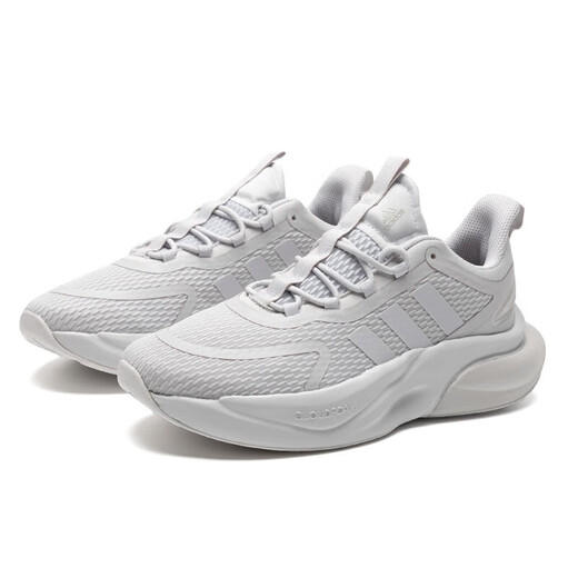 阿迪达斯 （adidas）男鞋夏季新款低帮透气耐磨运动减震训练轻便跑步鞋子 IE9766灰色 42