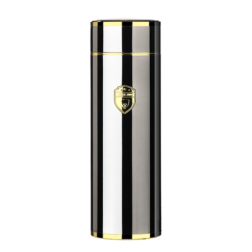Kuangdi haut de gamme 316 en acier inoxydable thermos taste à thé masculin cup grande capacité portable tasse de tasse de tasse de lettrage personnalisé box-cadeau Gold Filtre ordinaire 420 ml