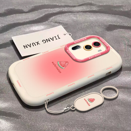 Летние фрукты, подходящие для корпуса мобильного телефона Opporeno11 Reno11pro New Reno9 Transparent 7Se Green Ron Puff Shell [частичный лак] -Antique White-NM12808 Summer Powder Oppo Reno12
