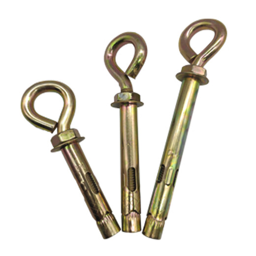 Xmsj benutzerdefinierte Schraubengürtel Ring National Standard M6 Ultra langer Ringschwung Zieh und explosive Schafe Augen verzinkt M8 verlängerte Haken Penetrating Hackring M8*12035 Löcher 10mm