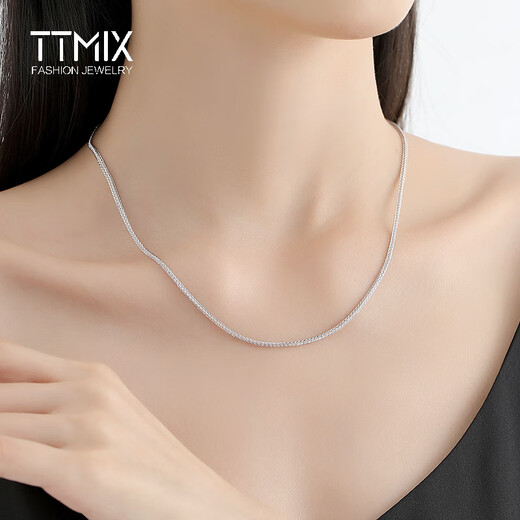 TTMIX platinum necklace platinum pt950 necklace women's platinum Chopard chain platinum chain men's necklace platinum M buckle 3.62g 45cm thick 1.0mm