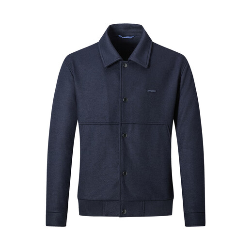 Sept Wolf Jacket Men's Automne NOUVEAU BACLE CASSORT avec style de travail en laine Top 101 pour hommes doux (Naru Blue) L 170 / 88A