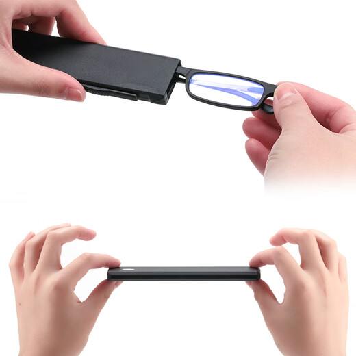 Wese-Lesebrille Männer aus Deutschland tragbare High-End-Marke Echtes faltbares Männerblau +150 Grad