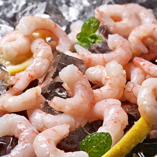 No. 1 Member Store Frozen Arctic Sweet Shrimp 2Jin Jin is equal to 0.5kg, packed, firm and fresh, individually packaged, seafood and aquatic products