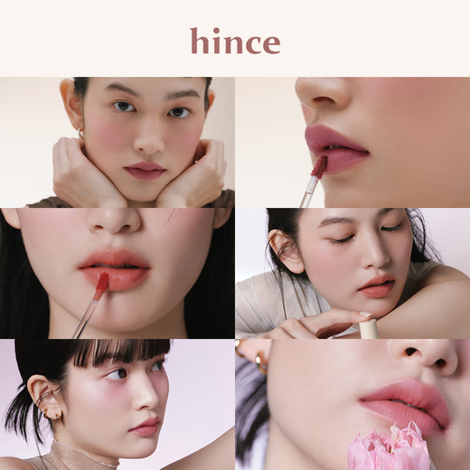 Hins Light Lock Color Nebel Blütenblatt Lip Gloss Weiche Touch Feuchtigkeitsspendende Wasserleuchte Lippenstift Geschenk für Freundin Geburtstag LV003 Orange Style