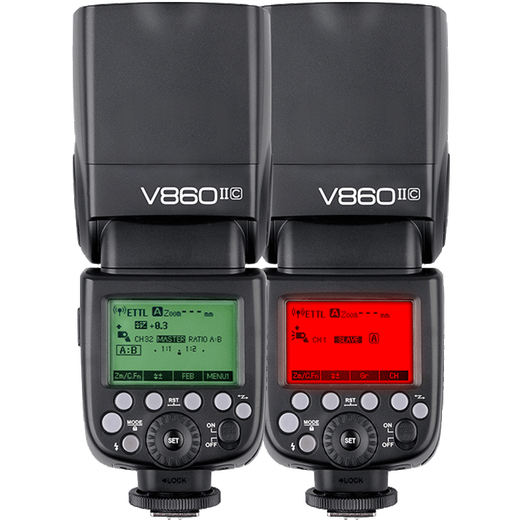 神牛（Godox）v860三代单反闪光灯微单热靴机顶灯高速引闪锂电离机TTL自动测光补光灯 V860II官方标配 佳能版