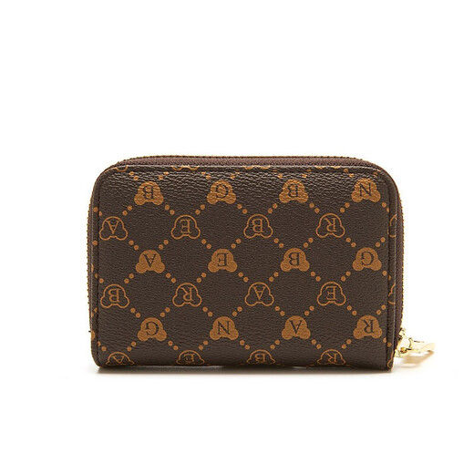 Sac de carte de fixation d'ours Position multi-cartes pour femmes Ultra-mince Portefeuille de pièces de monnaie mignon sac à carte compacte haut de gamme