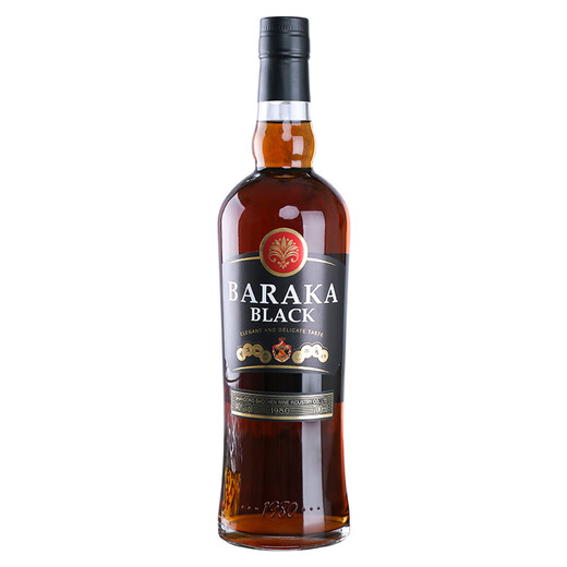 Bairika Rum Back kostenlos kubanischer ausländischer Wein Schwarz Rum Mojito Getränkebasis Wein Mojito Schwarz -Weiß Rum Kombination 700 ml 2 Flaschen Flaschen