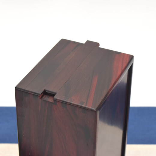 Caja de escritura de sándalo rojo personalizada de joyería de caoba