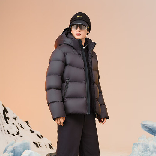 Gaofan Black Gold Goosevelt Jacke Lei Zong gleiche Funktion 4.0 Fünf-teiliger neuer Männer kurzer Down-Jacke, Haute Couture Knight Black XL