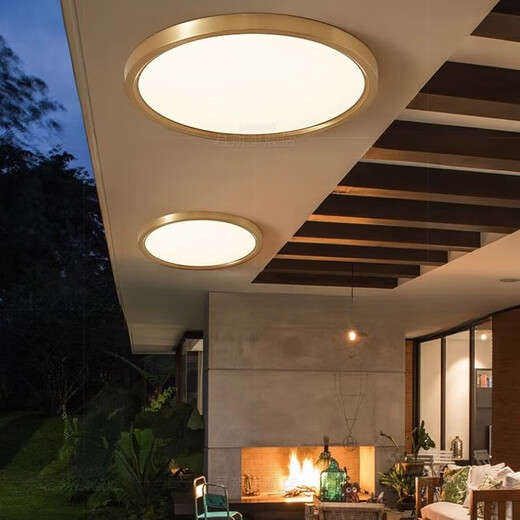 Heling Copper Ultra-dünn Outdoor Balkon Deckenleuchte