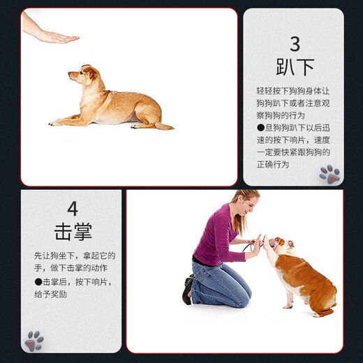 Hanhan Paradise Dog Toy Dog Training Clicker Professional Training Equipment Password Artifact Quick Dog Training Dog Training Pet Supplies