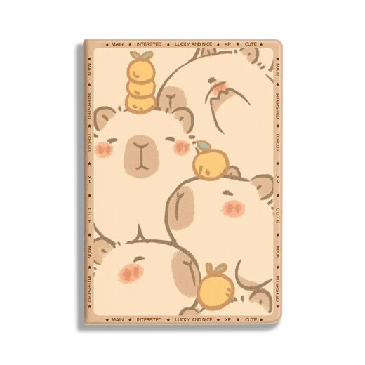忽风可爱卡皮巴拉适用苹果ipad2020保护壳2021 10.2寸笔槽mini6平板保护套三折air4第八代Air2/3 9.7英 N14380阿尼亚书本式笔槽款送钢 iPad Pro(10.5英寸)