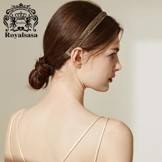 Royal sasa royal sasa hair accessories hair hoop headband hairpin fabric imitation crystal hair clip