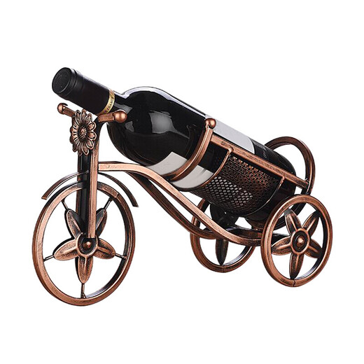 Rack for red wine, display for red wine glasses and wine utensils, special display storage rack, decorative ornaments, goblet hanging upside down rack, wine bottle holder, red wine glass holder, midsummer double wine bottle cup holder (naked rack)