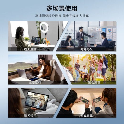 Portable Cat MIFI, tragbares WLAN, kartenfrei, großer Datenverkehr, keine Notwendigkeit, vorab zu speichern, abnehmbares tragbares Auto, Breitband-WiFi6, mobiles WLAN, nationaler allgemeiner Datenverkehr, 4G-Router, SF Express-Plug-in-Modell, Plug-and-Play-Home-Version