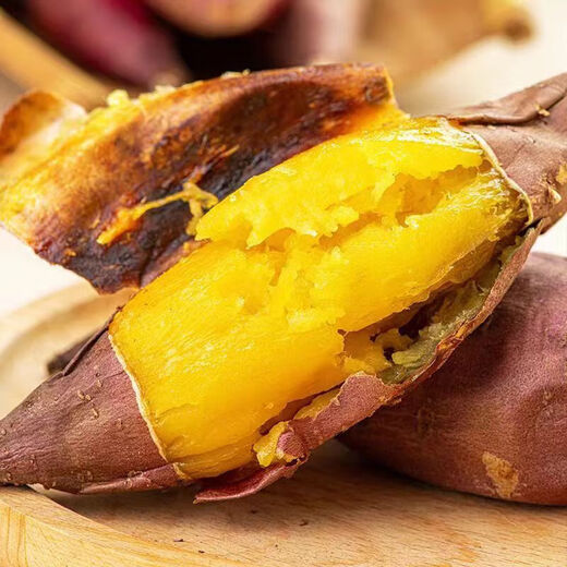Jingxiansheng Authentic Shandong Durian Sweet Potato 3Jin Jin equals 0.5kg Single Fruit 100g+ Sweet Potato Sweet Potato Sweet Potato Vegetable Whole Grain Straight from the Source