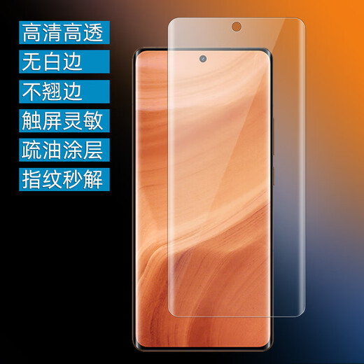 真我（realme）Realme真我GT5pro原装高清软膜RMX3888普通pet塑料膜realmeGT5Pro 原装曲屏高清软膜5张 realme真我GT5Pro