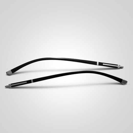 Titanium Metal Head Plaque verres de plaque de pied Paire de pieds de pied Paire de verres universels ACCESSOIRES LOISSES POUVEUX N ° 9214 Temples + tournevis + Fichier