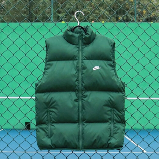 Nike (NIKE) autumn and winter new men's sports and casual stand collar warm sleeveless jacket vest FB7374-010 FB7374-010 S