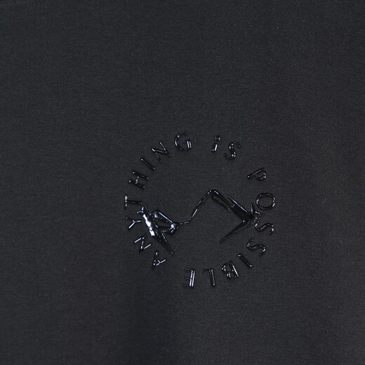LI NING SUDSIRT Men's 2023 New Winter Sports Tending Series más Velvet cálido sudadera de jaleo AWDT753 AWDT753-4 Negro L
