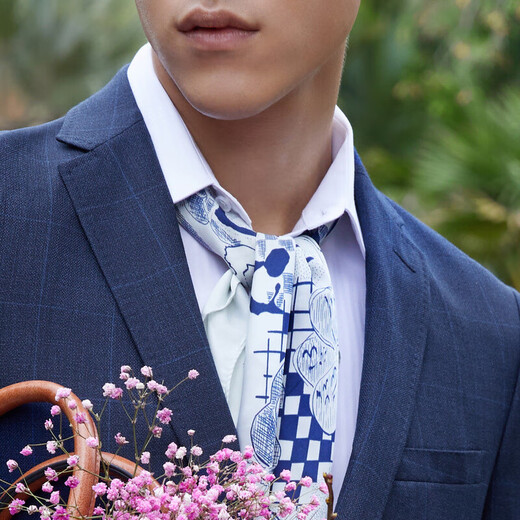 雅戈尔西服春秋季商务休闲时尚羊毛格纹西服外套 藏青 XL(180/100A)