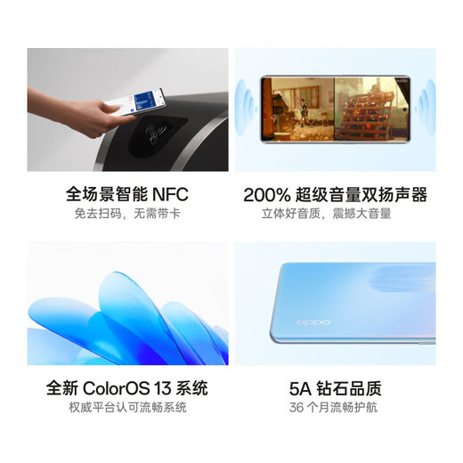 OPPO A1 Pro 5G手机 1亿像素 120Hz 6.7英寸OLED双曲屏 67W闪充【A1X系列】 A1 Pro 月海黑（骁龙695） 8GB+256GB