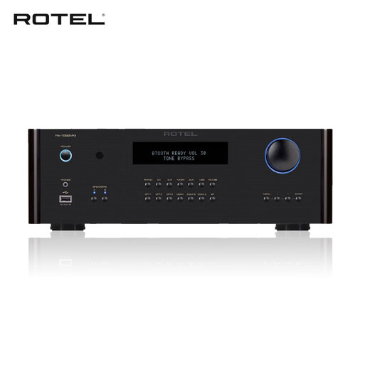 ROTEL路遥功放 RA-1592MKII 音响 hifi高保真 功放 立体声合并式功率放大器 PC-USB/蓝牙/平衡输入 黑