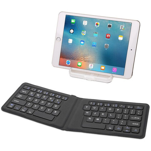 B.O.W Hangshi folding Bluetooth keyboard mobile phone tablet universal Android 2023 new iPad wireless keyboard pro gray