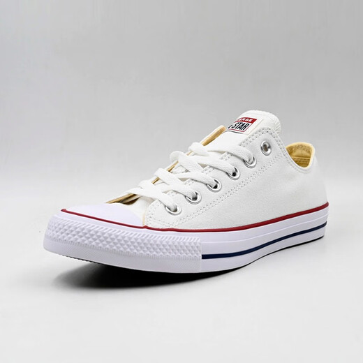 匡威（Converse）帆布鞋All Star经典低帮白色小白鞋男鞋女鞋常青款休闲情 101000 【Jennie同款】  36