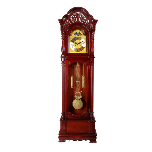 Yunhao floor clock living room German movement European copper mechanical watch villa American Chinese retro time report classic 9922 domestic copper movement