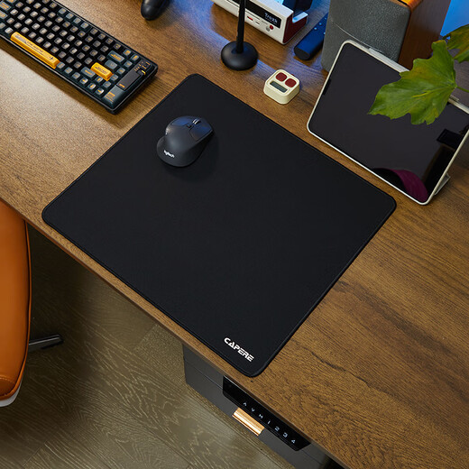 CAPERE (Cailei) jacquard gaming mouse pad with smooth and precise competitive rough surface control mat jacquard gaming mat [medium black] 450x400x3.5mm