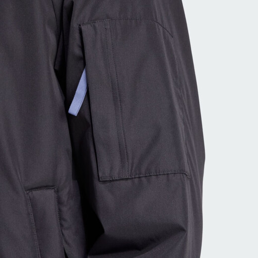 阿迪达斯（adidas）外套男装2025年春季新款运动服梭织防风保暖休闲飞行员夹克 JN4855黑色 2XL