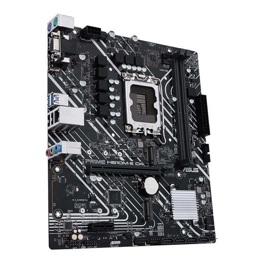 Asus (ASUS) PRIME H610M-E D4 motherboard supports CPU G7400/G6900/12100F/13100F/12400F (Intel H610/LGA 1700)
