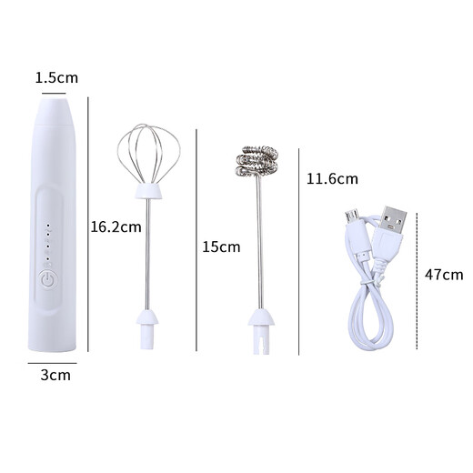 Baijie electric egg beater milk foam coffee frother milk foam beater handheld small electric stirring stick beater