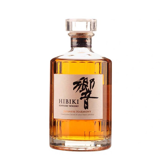 Wine bottle empty fruit wine glass empty bottle sealed with lid 750ml whiskey bottle Japanese business use 750ml ring (with front label and neck label)