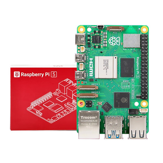 Yahboom Raspberry Pi 5 Generation Raspberry Pi 5 Development Board AI Starter Kit PCIe Programmierung 4B Motherboard Python Luxus Computerpaket PI5/16GB