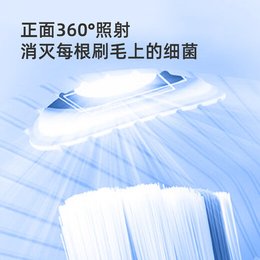 PLUZZ toothbrush rack disinfection and sterilization high-end intelligent induction opening and closing electric toothbrush sterilizer UV disinfection without punching and automatic air drying automatic induction opening and closing + 1800 long battery life + automatic air drying + white double model AI intelligent induction + ultraviolet disinfection and sterilization rate 99%