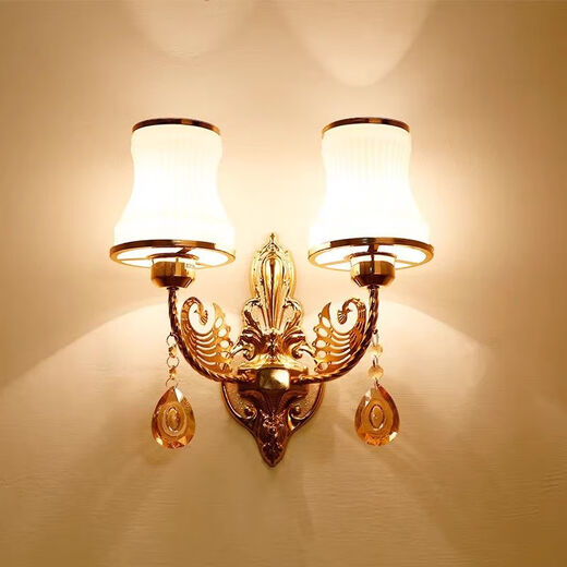 Yaotian Bedside Lamp Bedroom Home Wall Lamp Wall Mounted Stair Master Bedroom Aisle Modern Simple Creative LED Lamp 6038 Solid Wood White Light