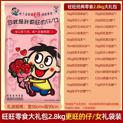 Want will wollen riesige Snacks Geschenkpack Kinder lässige Snacks Snacks Geschenke für Freunde Neujahrsgeschenke Spring Festival Geschenkbox Frau Geschenkbox Große Geschenkbox [3888g] will will 2,8 kg