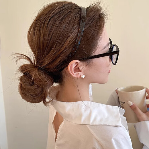 Xiang Wan headband, eyeglasses and lens hoop, women's face wash, non-slip headband, hairpin, versatile outing crushable hairband, high-end hair bundle